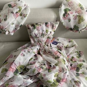 MILLA DRESS IN APPLE BLOSSOM JARDIN DE FLEURS